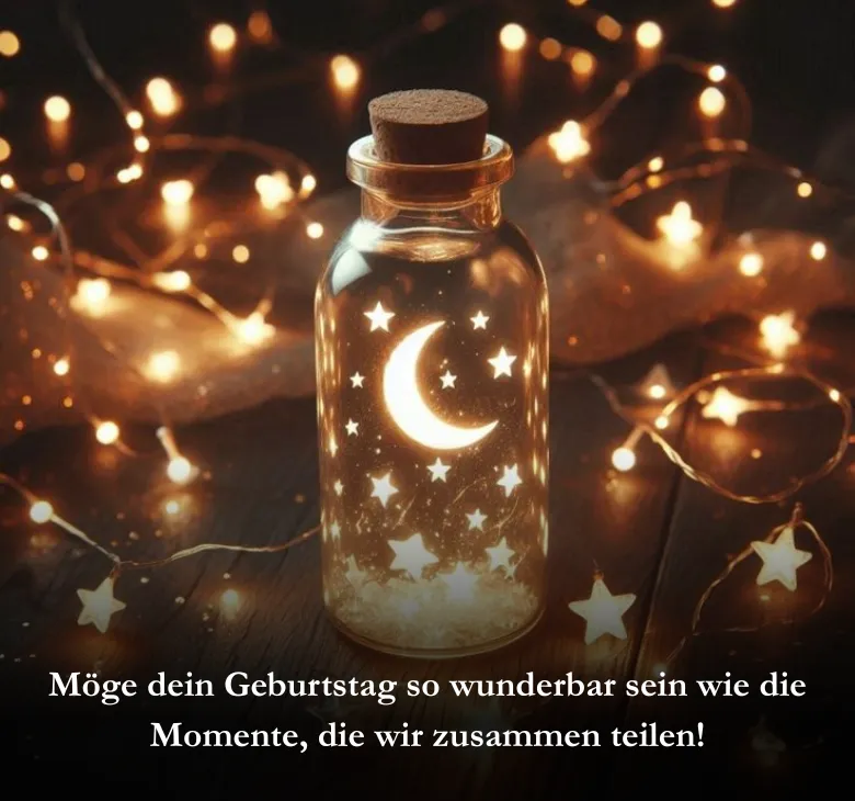 Möge dein Geburtstag so wunderbar sein wie die Momente, die wir zusammen teilen!