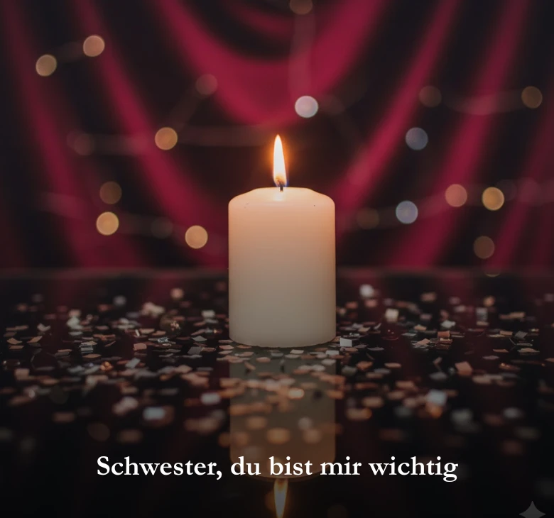 Schwester, du bist mir wichtig