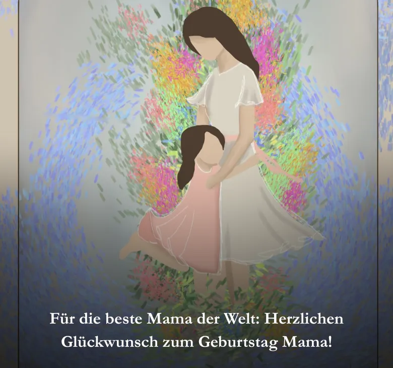 Für die beste Mama der Welt: Herzlichen Glückwunsch zum Geburtstag Mama!