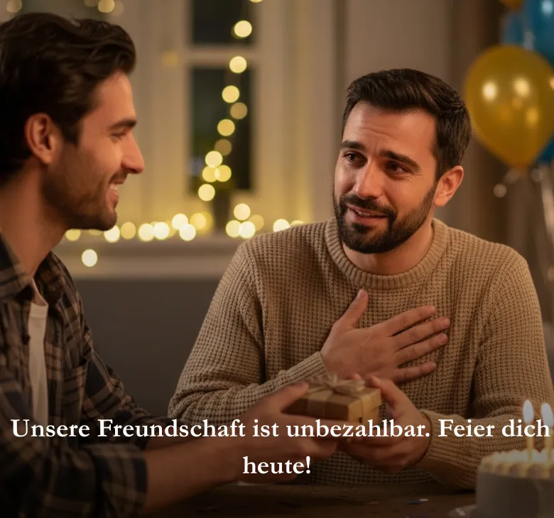 Unsere Freundschaft ist unbezahlbar. Feier dich heute!