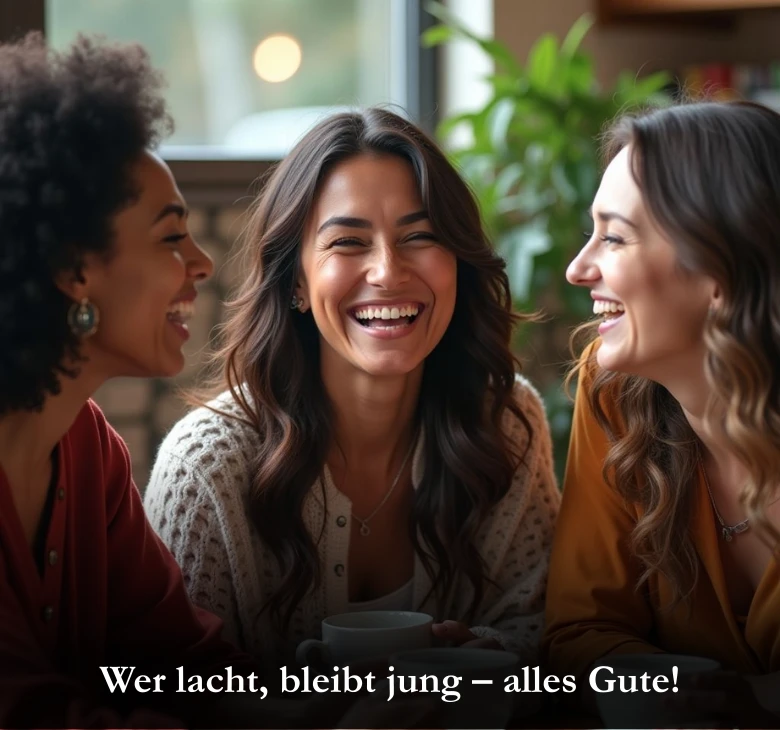 Wer lacht, bleibt jung – alles Gute!