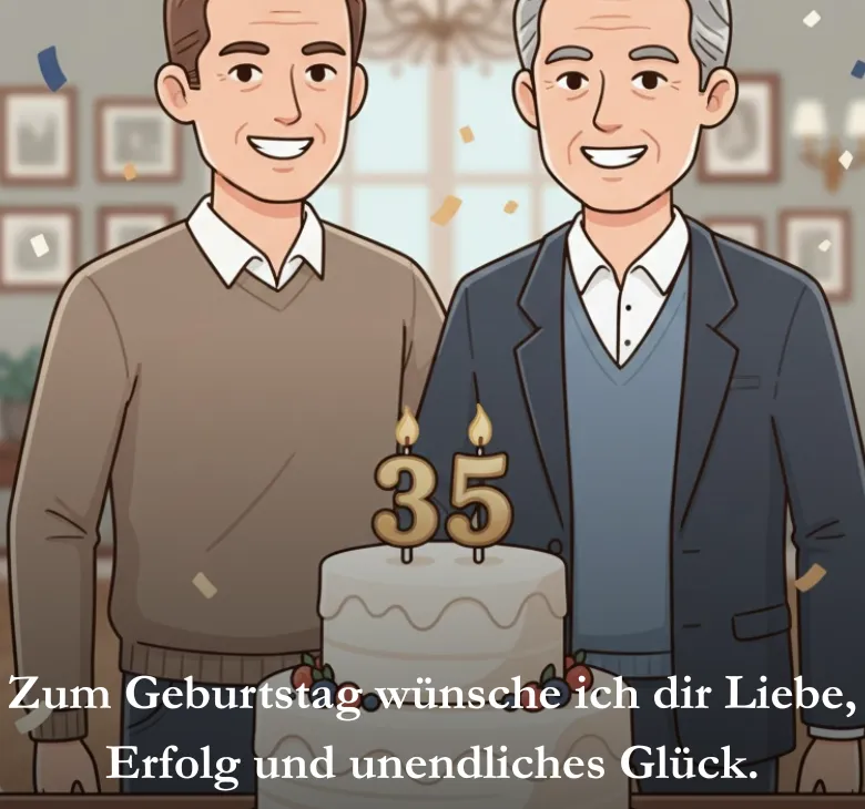 Zum Geburtstag wünsche ich dir Liebe, Erfolg und unendliches Glück