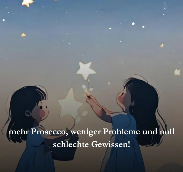mehr Prosecco, weniger Probleme und null schlechte Gewissen!