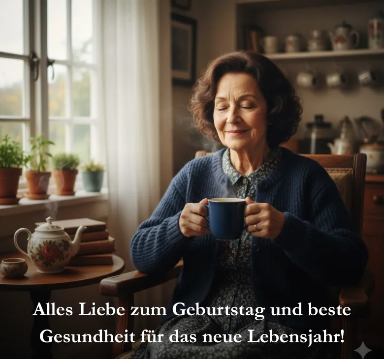 Alles Liebe zum Geburtstag und beste Gesundheit für das neue Lebensjahr!