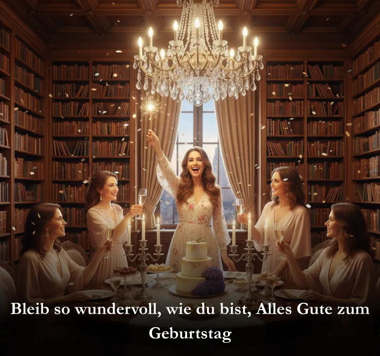 Bleib so wundervoll, wie du bist, Alles Gute zum Geburtstag