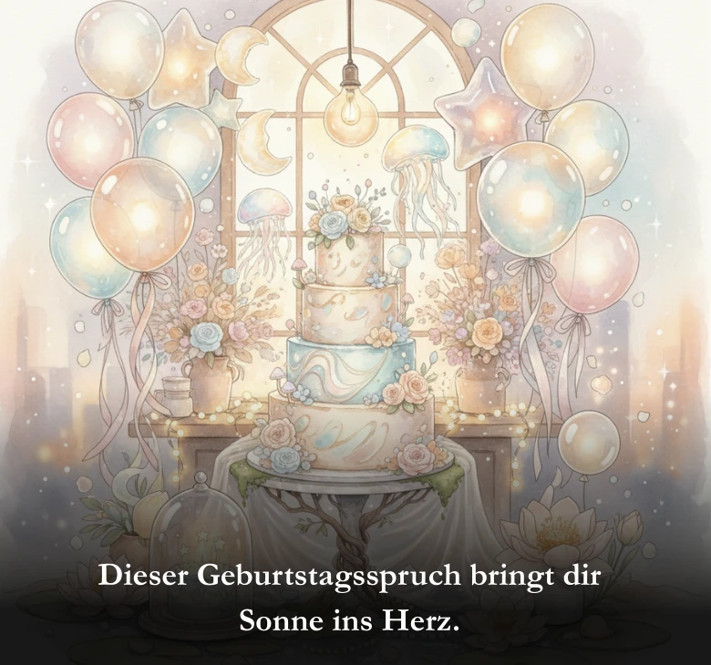 Dieser Geburtstagsspruch bringt dir Sonne ins Herz