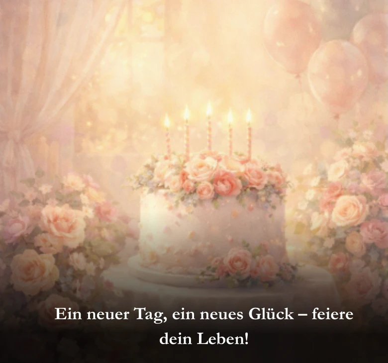 Ein neuer Tag, ein neues Glück – feiere dein Leben!