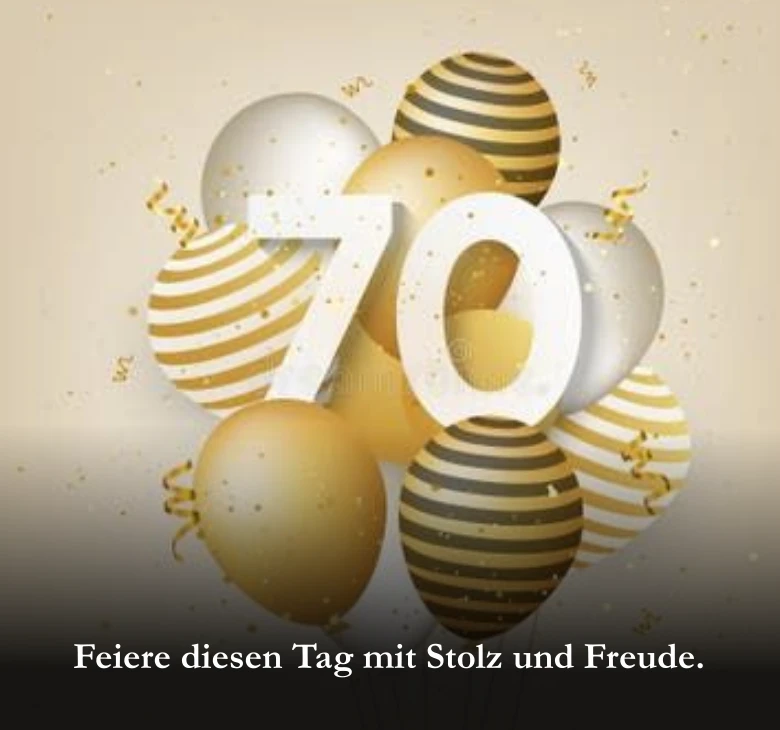 Feiere diesen Tag mit Stolz und Freude