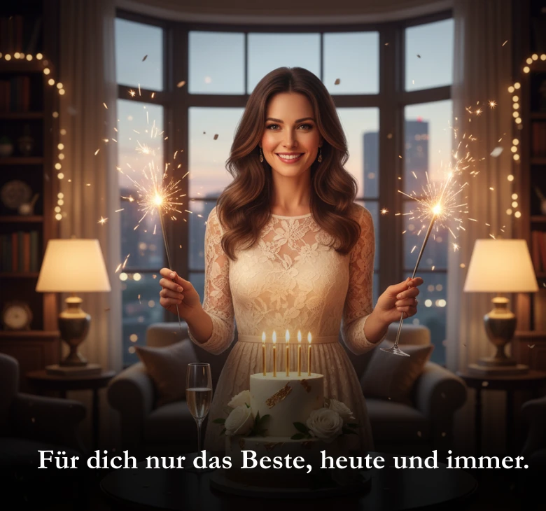 Für dich nur das Beste, heute und immer