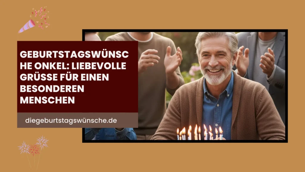 Geburtstagswünsche Onkel: Liebevolle Grüße für einen besonderen Menschen
