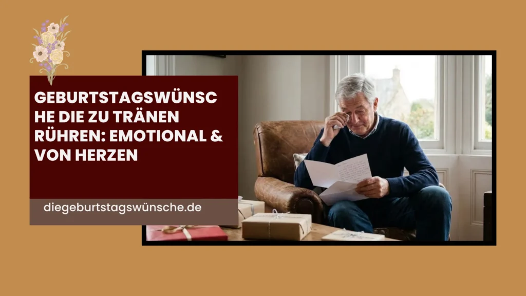 Geburtstagswünsche Die Zu Tränen Rühren: Emotional & Von Herzen