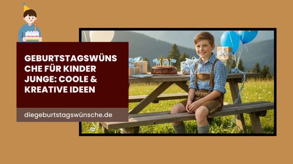 Geburtstagswünsche Für Kinder Junge Coole & Kreative Ideen