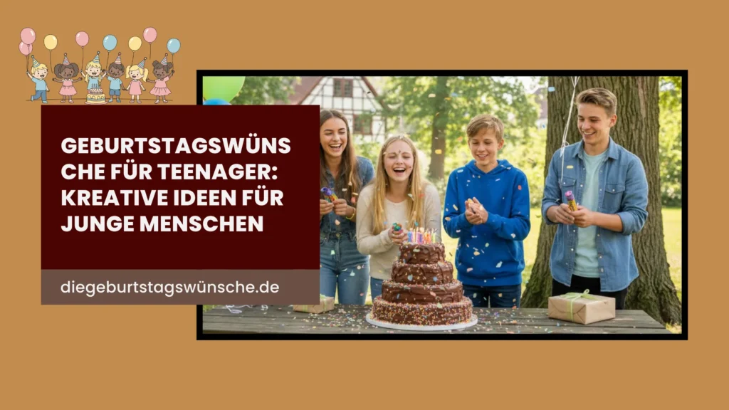 Geburtstagswünsche für Teenager Kreative Ideen für junge Menschen