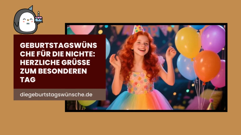 Geburtstagswünsche für die Nichte Herzliche Grüße zum besonderen Tag