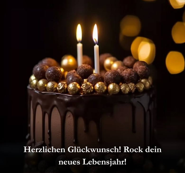 Herzlichen Glückwunsch! Rock dein neues Lebensjahr!