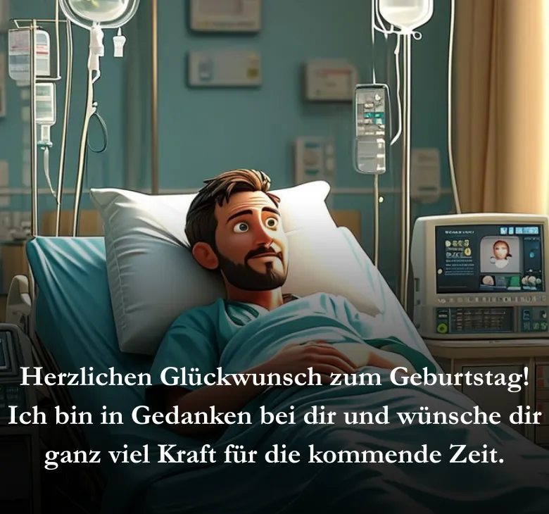 Herzlichen Glückwunsch zum Geburtstag! Ich bin in Gedanken bei dir und wünsche dir ganz viel Kraft für die kommende Zeit.