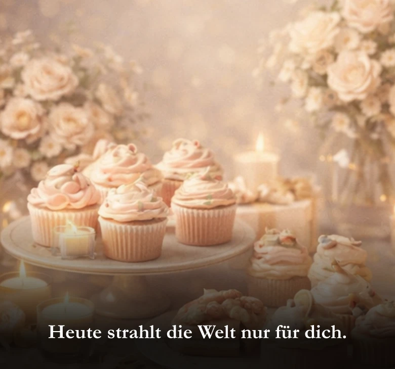 Heute strahlt die Welt nur für dich