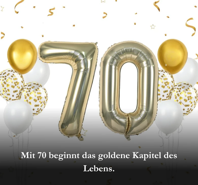 Mit 70 beginnt das goldene Kapitel des Lebens