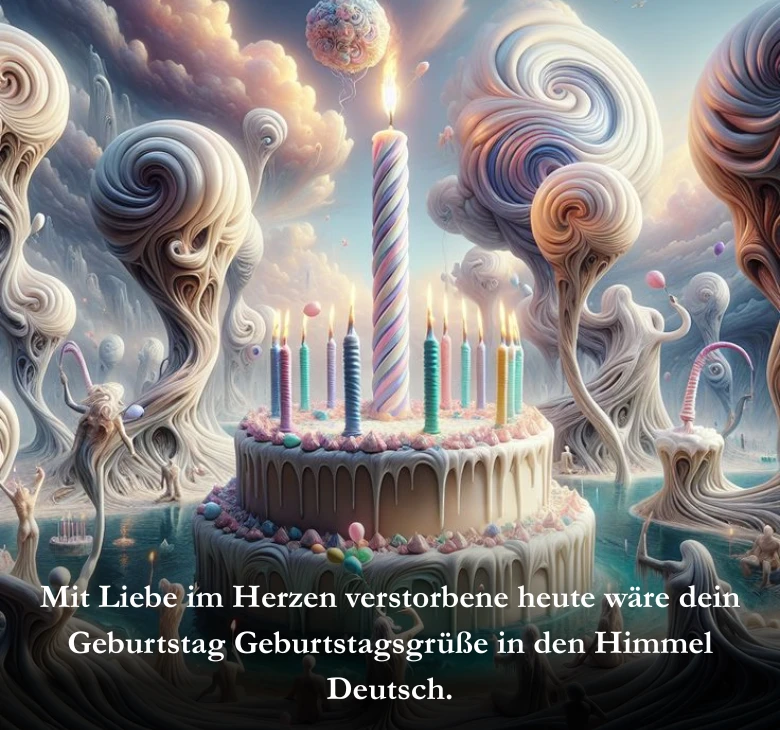 Mit Liebe im Herzen verstorbene heute wäre dein Geburtstag Geburtstagsgrüße in den Himmel Deutsch