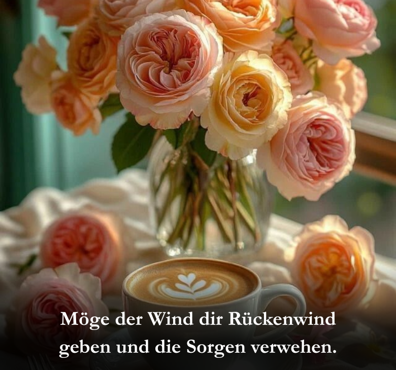 Möge der Wind dir Rückenwind geben und die Sorgen verwehen