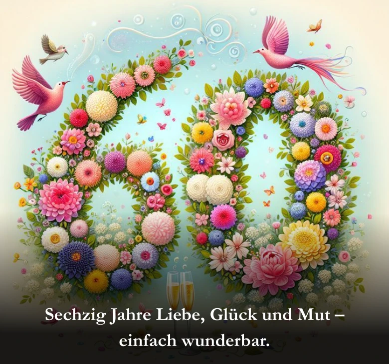 Sechzig Jahre Liebe, Glück und Mut – einfach wunderbar