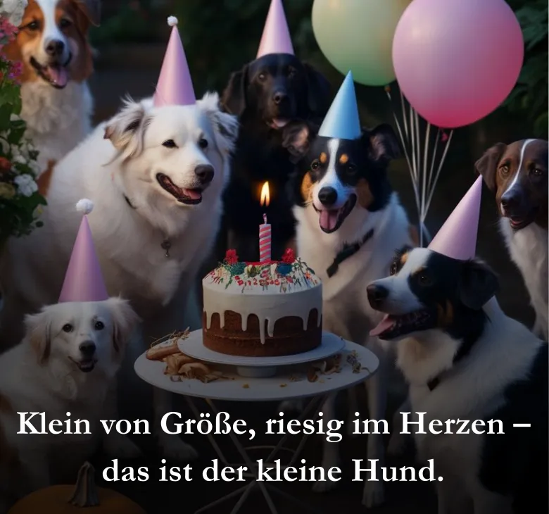Klein von Größe, riesig im Herzen – das ist der kleine Hund.