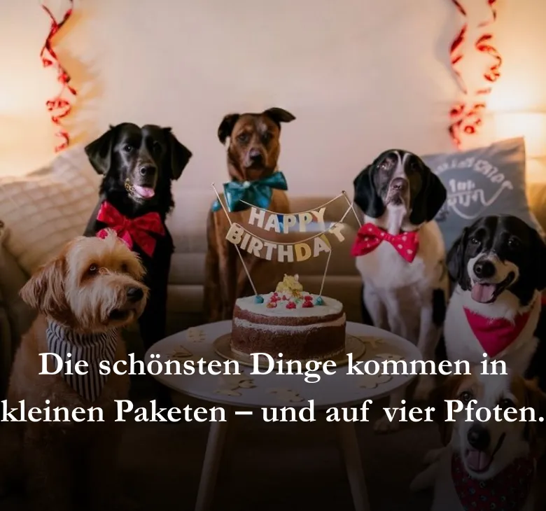 Die schönsten Dinge kommen in kleinen Paketen – und auf vier Pfoten.
