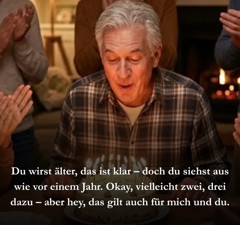 Du wirst älter, das ist klar – doch du siehst aus wie vor einem Jahr. Okay, vielleicht zwei, drei dazu – aber hey, das gilt auch für mich und du.