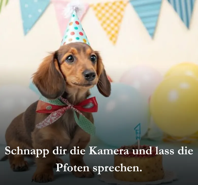 Schnapp dir die Kamera und lass die Pfoten sprechen.