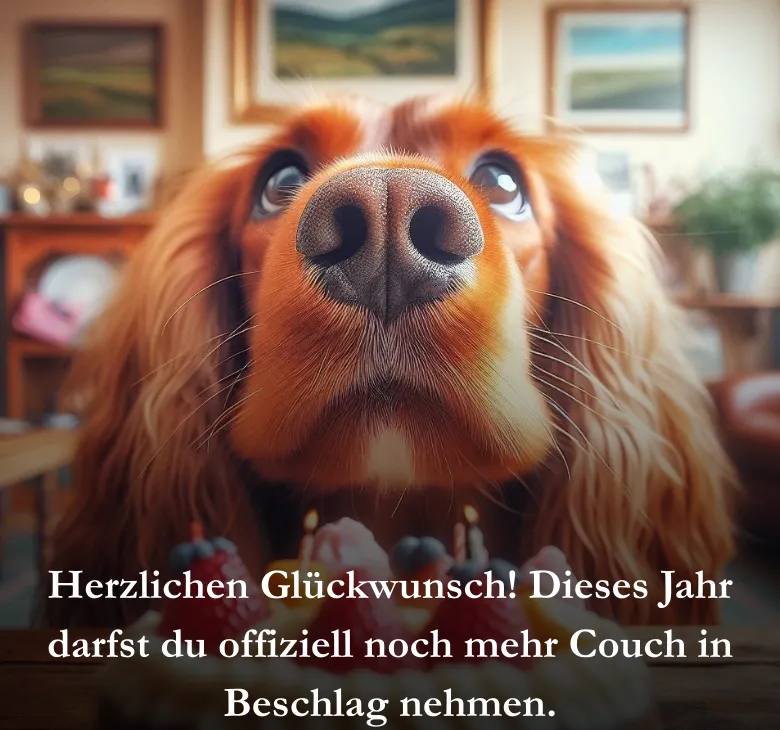 Herzlichen Glückwunsch! Dieses Jahr darfst du offiziell noch mehr Couch in Beschlag nehmen.