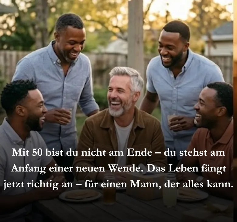 Mit 50 bist du nicht am Ende – du stehst am Anfang einer neuen Wende. Das Leben fängt jetzt richtig an – für einen Mann, der alles kann.

