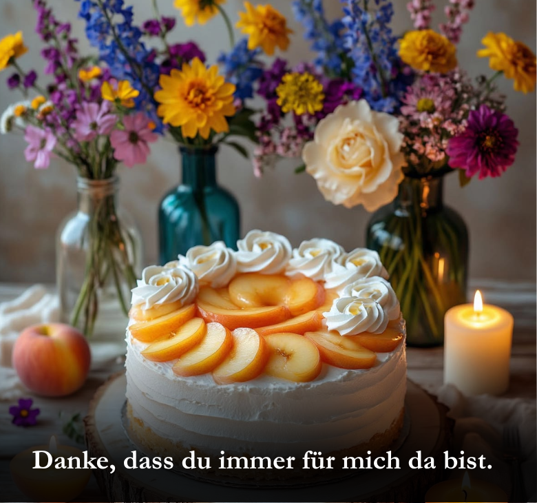Danke, dass du immer für mich da bist.