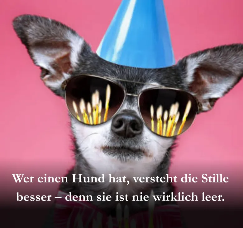 Wer einen Hund hat, versteht die Stille besser – denn sie ist nie wirklich leer.