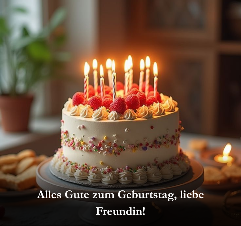 Alles Gute zum Geburtstag, liebe Freundin!