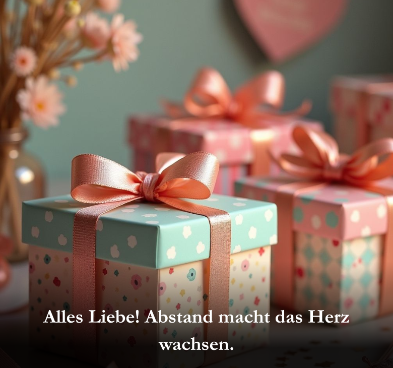 Alles Liebe! Abstand macht das Herz wachsen