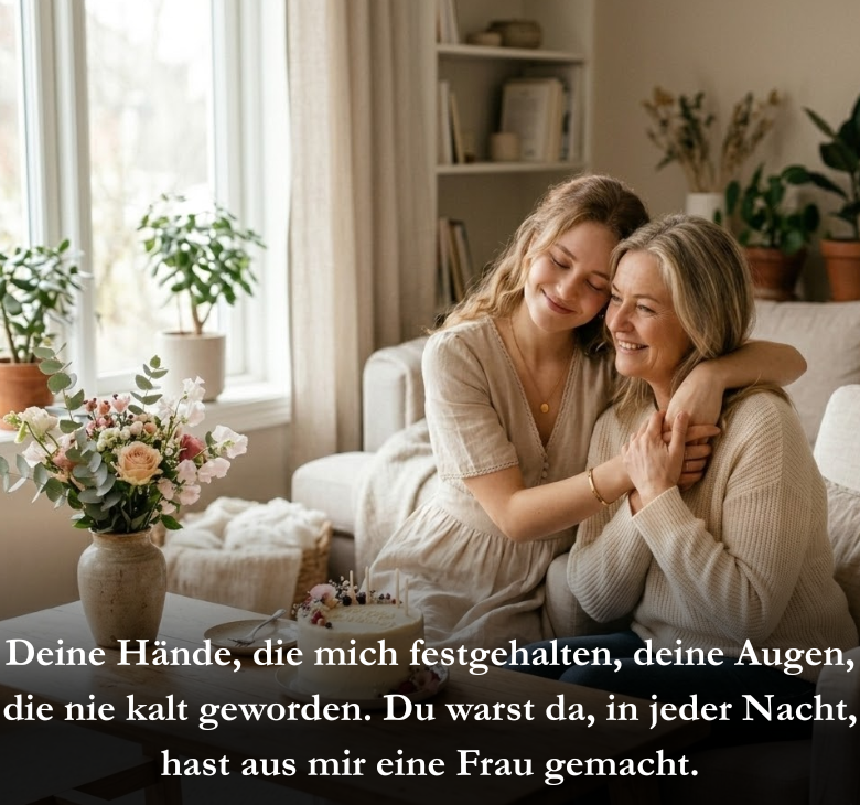 Deine Hände, die mich festgehalten, deine Augen, die nie kalt geworden. Du warst da, in jeder Nacht, hast aus mir eine Frau gemacht.