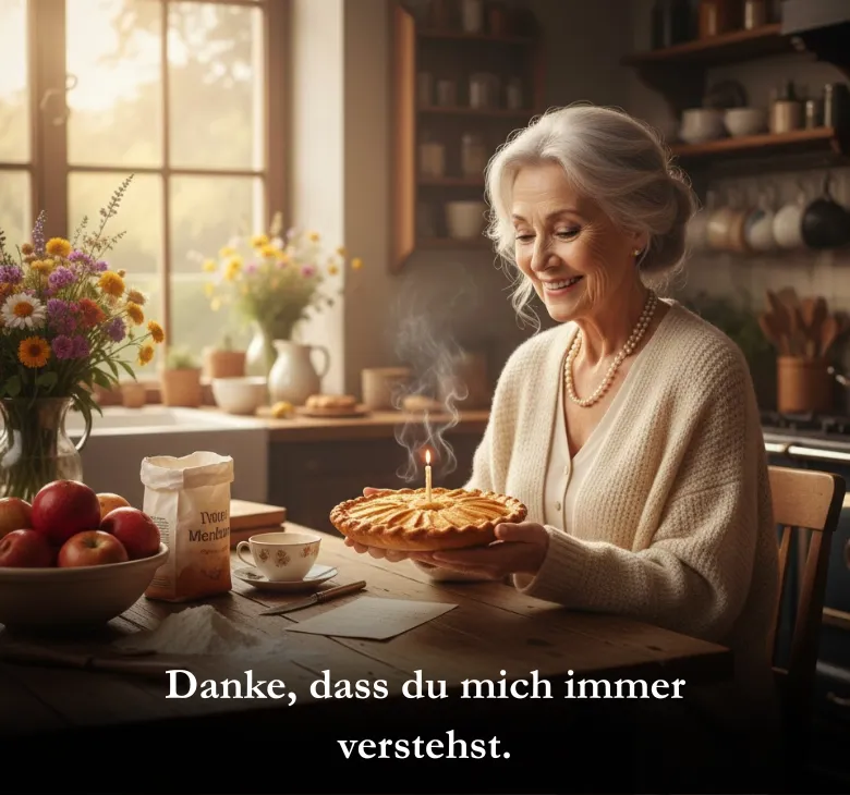 Danke, dass du mich immer verstehst