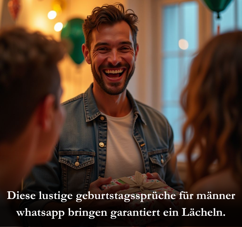 Diese lustige geburtstagssprüche für männer whatsapp bringen garantiert ein Lächeln