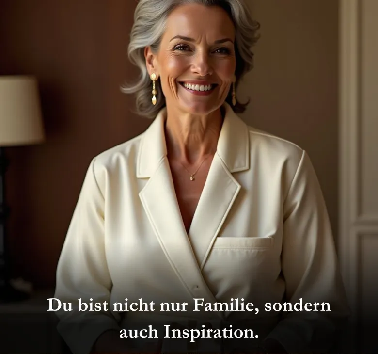 Du bist nicht nur Familie, sondern auch Inspiration