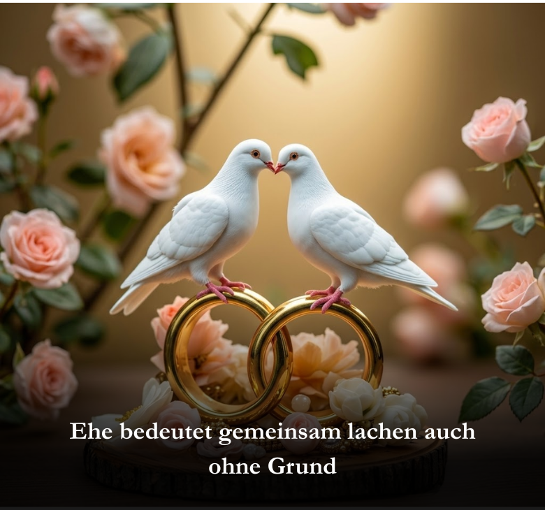 Ehe bedeutet gemeinsam lachen auch ohne Grund