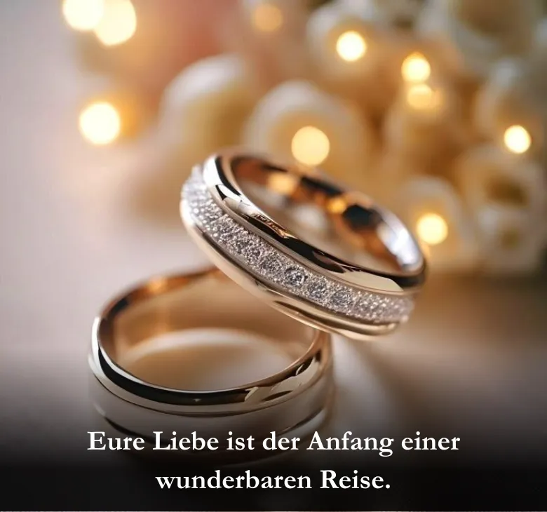 Eure Liebe ist der Anfang einer wunderbaren Reise.