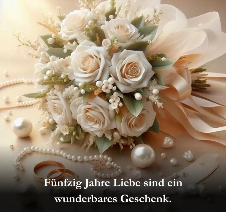 Fünfzig Jahre Liebe sind ein wunderbares Geschenk.