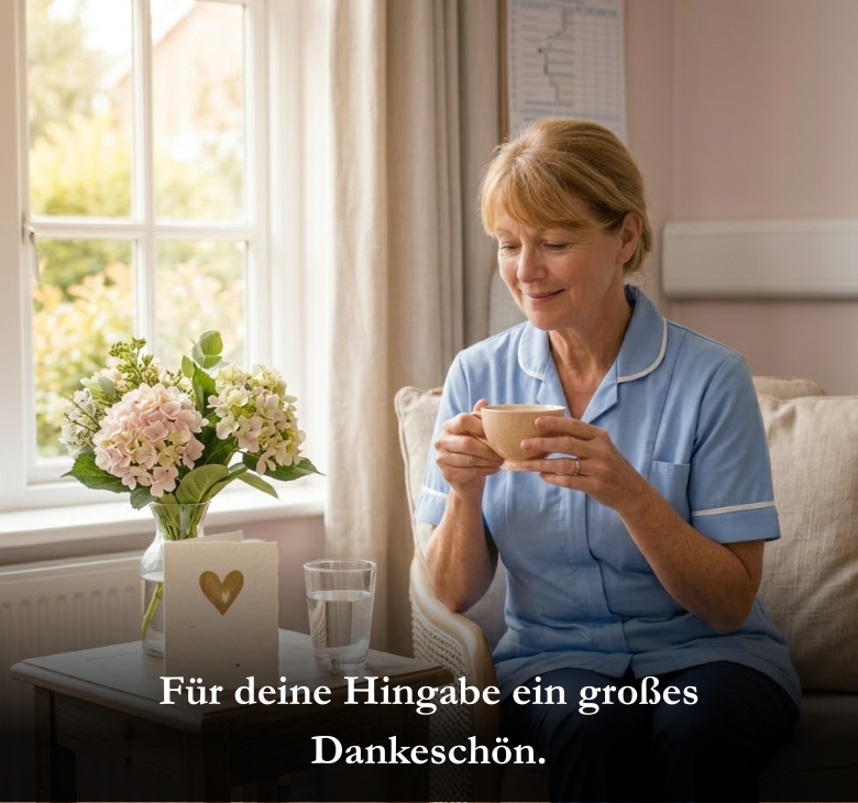 Für deine Hingabe ein großes Dankeschön