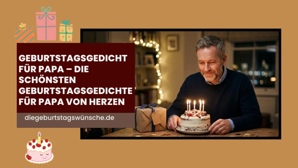 Geburtstagsgedicht für Papa – Die schönsten Geburtstagsgedichte für Papa von Herzen
