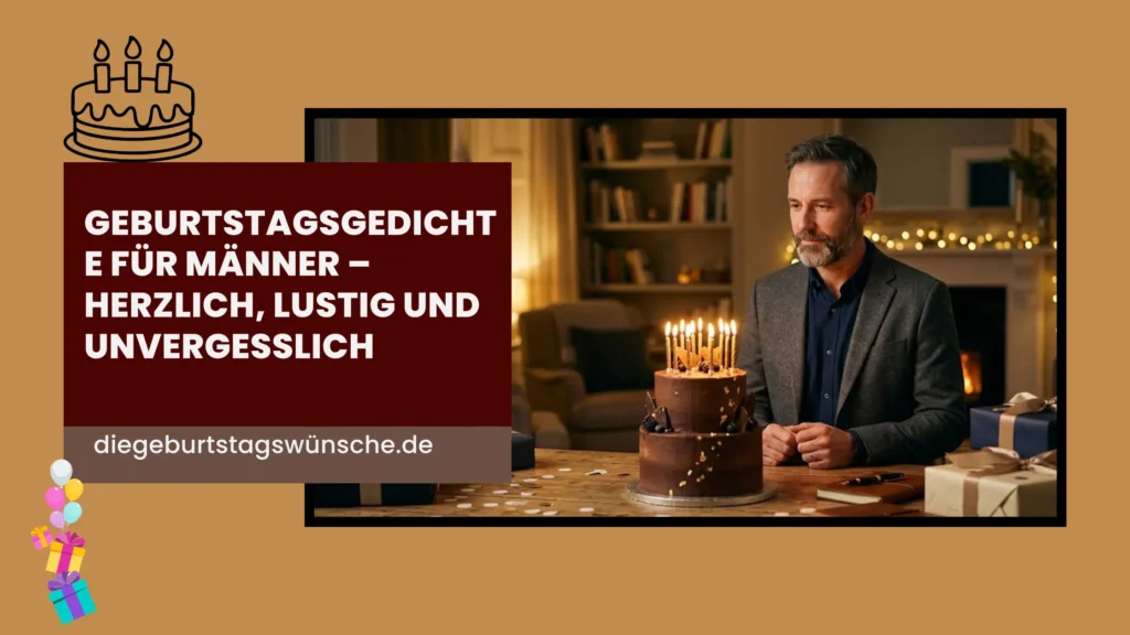 Geburtstagsgedichte für Männer – Herzlich, Lustig und Unvergesslich