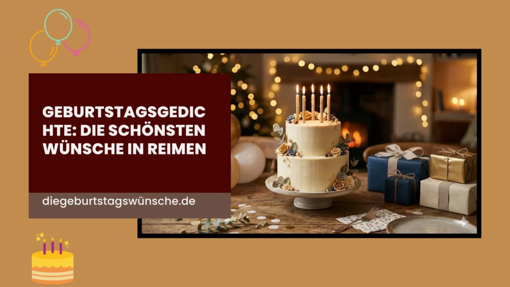 Geburtstagsgedichte Die schönsten Wünsche in Reimen