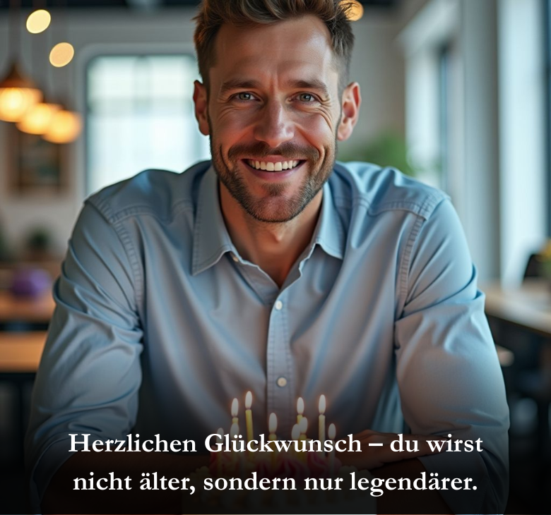 Herzlichen Glückwunsch – du wirst nicht älter, sondern nur legendärer