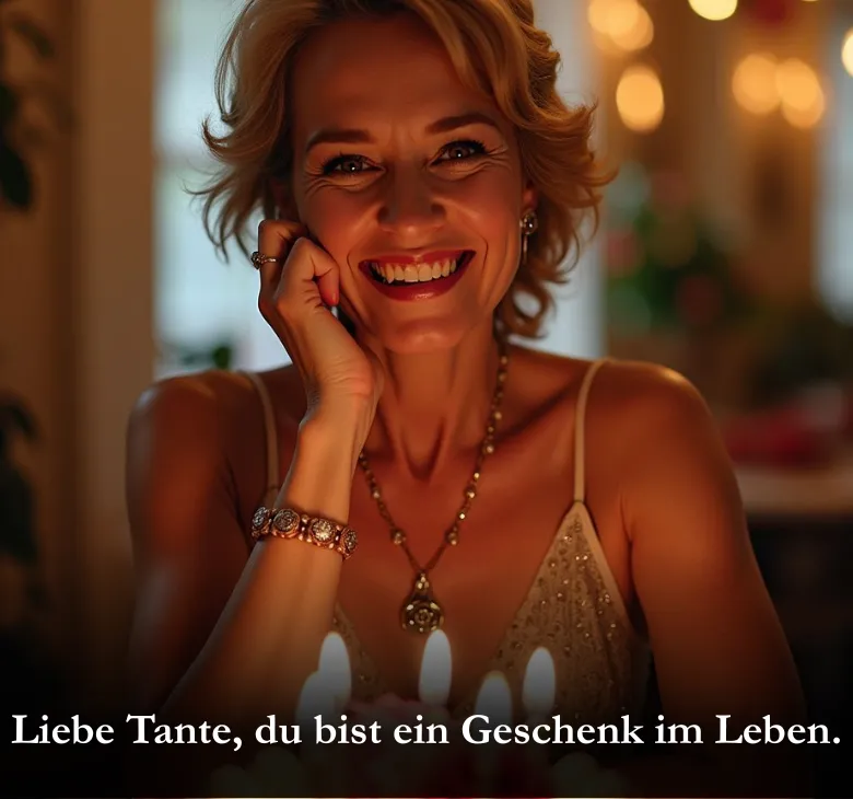 Liebe Tante, du bist ein Geschenk im Leben