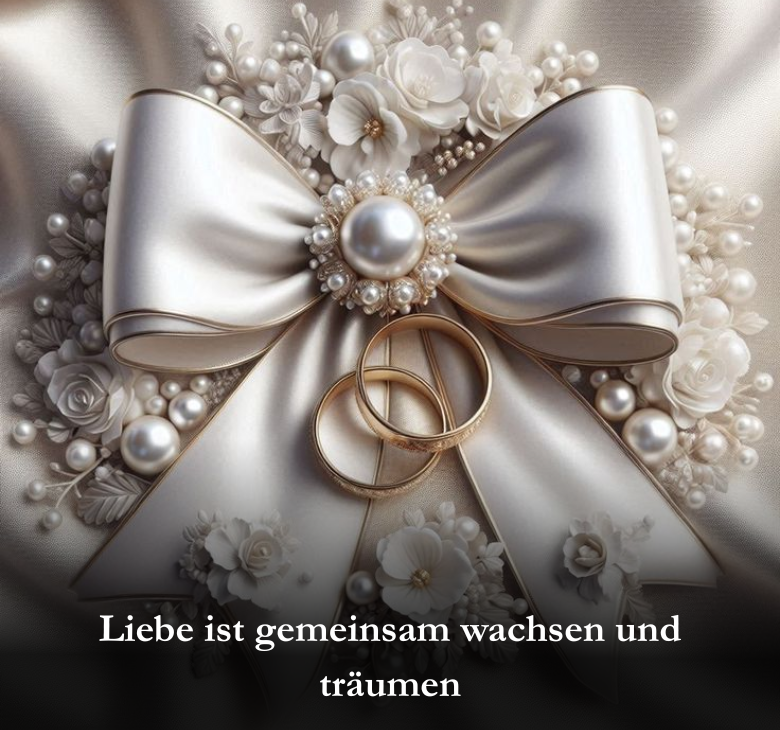 Liebe ist gemeinsam wachsen und träumen
