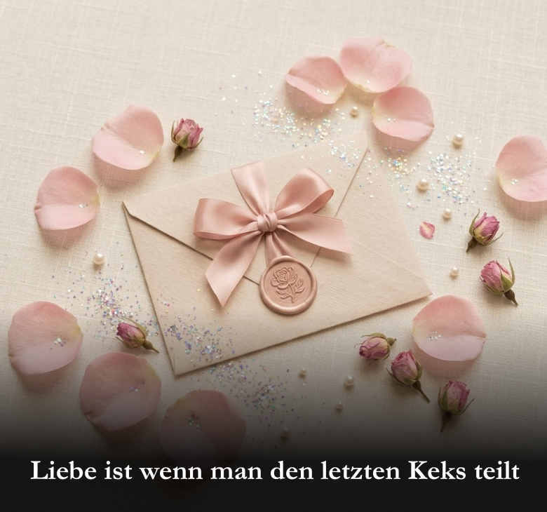 Liebe ist wenn man den letzten Keks teilt